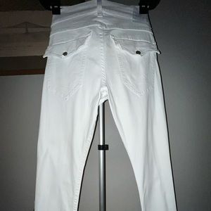 Ricky Relaxed Straight True Religion Jeans - White